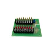 УЗР-8 Устройство защитно-распределительное, 75 х 95мм; 8 распределённых выходов до 1А. Защита от КЗ