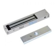 MS-180F Электромагнитный замок с датчиком состояния замка, накладной, сила удержания 180 кг, питание