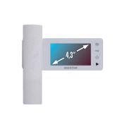 QM-434C Цветной 4-x проводный, 4.3’’ TFT LCD (320х240) видеодомофон. Подключения двух вызывных панел