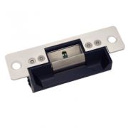 YS-136NС-S Усиленная электрозащелка американский стандарт, врезная, короткая планка с датчиком состо
