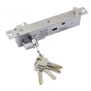 YB-500C(LED) Замок электроригельный, врезной, с цилиндром, питание при пуске: 12В/960мА, рабочий реж