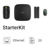 Ajax StarterKit (black) Hub, MotionProtect, DoorProtect, SpaceControl